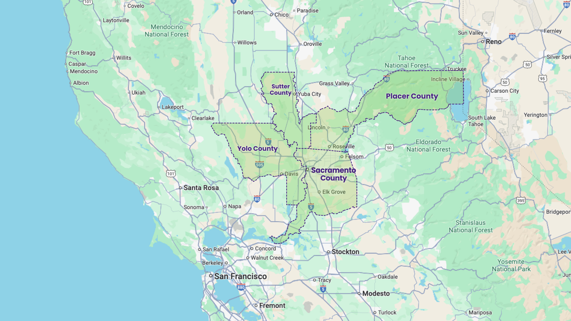Service Area Map